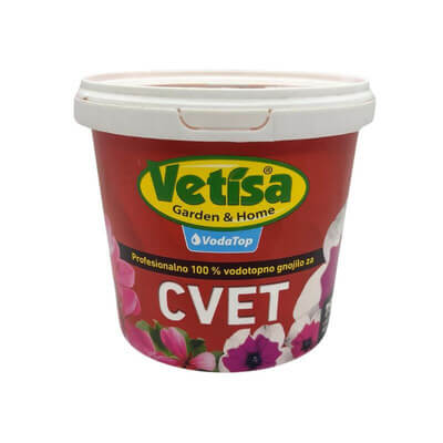 VETISA VodaTop - Gnojilo ZA CVET - 750g/lonček - RDEČI - B. Rosasol