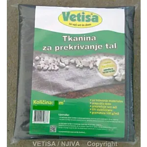  VETISA-Tkanina za prekrivanje tal 2 m x 5 m, paket 10 m2