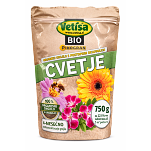 VETISA -PIKOGRAN Organsko gnojilo za CVETJE- 750g vrečka