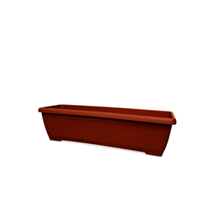 A. Cvetlično korito Terracota/ rjav - 60x 19,5 x 17cm
