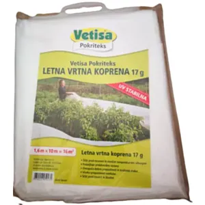 Vetisa- Pokriteks Vrtna koprena Letna 17 g (2,1 m x10m)-Cena/kom
