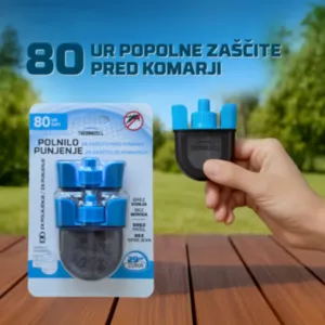 Polnilna polnila za zaščito pred komarji Zone - 80 ur (2 x 40 dvojnih polnilcev)