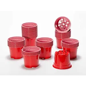 SOPARCO-barvni lončki 10,5cm/5/RED-AB/rdeči 920x 30=27600 kom