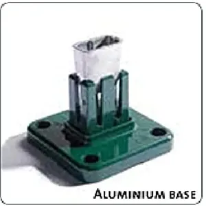 MRT- HERCULES  TEMELJ Aluminium BASE - ALUMINIJ zeleni 6005