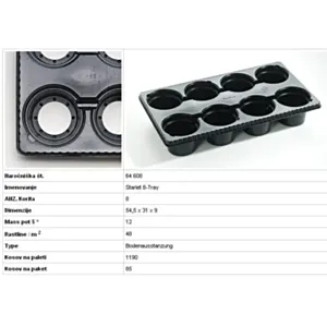 BACHMANN 64608 -G.PLATO 8 x 12CM vgreznjeni (60komX24=1440/pal)