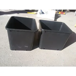 BAMAP- VASO QUADRO 27x32x25 /NERO/črna/16L