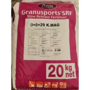Mivena-Granuform SRF-kalijevo in magnezijevo gnojilo z žveplom 0-0-29-10M-20kg