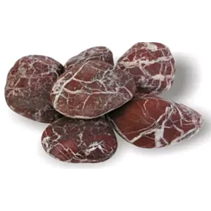 Z. Ciottolo Rouge Royal (25-40 mm) 20kg -Rdeči/bele črte