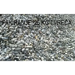 Vetisa- Rečni prod-Savski 25KG (16-32 mm)/48/EP Sivo-beli prod