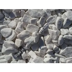 Vetisa- Snežno beli prodniki 25KG ( 20-40 mm) 48/p -Bel prod