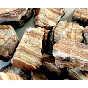 IS. Stripe Onyx rock (300-500 mm)- CAGE - okrasni kamen - cena na KG
