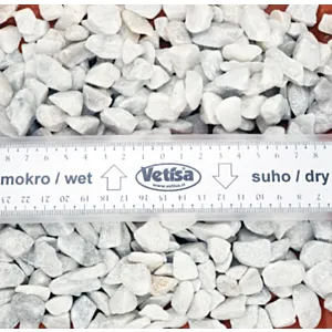 Vetisa- Bianco Carrara 25KG ( 12-16 mm)-48/p- Beli marm. p.
