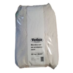 Vetisa- Morska sol za posipanje 25KG ( 0-4 mm)-48/p