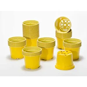 SOPARCO-barvni lončki 10,5cm/5/YELLOW/RUMENI 920x30=27600 kom