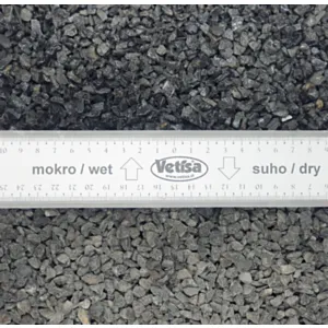 Vetisa- Nero Ebano 25KG ( 6-9 mm) 48/p - Črni marmorni pesek