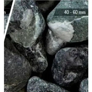 Vetisa- Ciottolo Verde Alpi 25KG (40-60 mm) 48/p- Zeleni prod