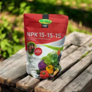 VETISA-FERT NPK 15-15-15 Sestavljeno univerzalno gnojilo- 1,75 kg vrečka