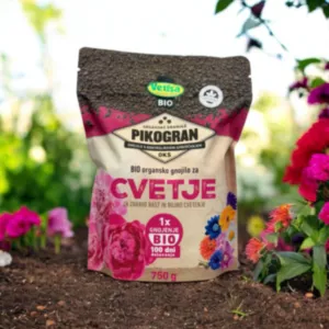 VETISA -PIKOGRAN Organsko gnojilo za CVETJE- 750g vrečka - NOVA VREČKA