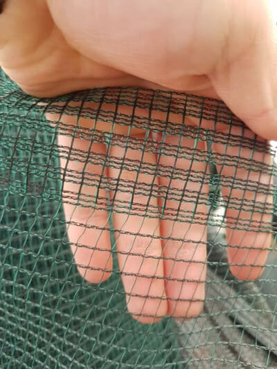 Protitočne mreže-zelene-dvojno pletene (Mreža proti toči)