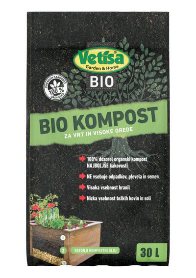 VETISA-BIO - BIO kompost 30L / 45EP
