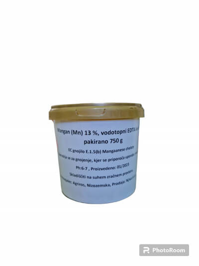 15. Mikroelem. MANGAN (Mn) 13% EDTA- Manganese Sulphate- 750 g gnojilo