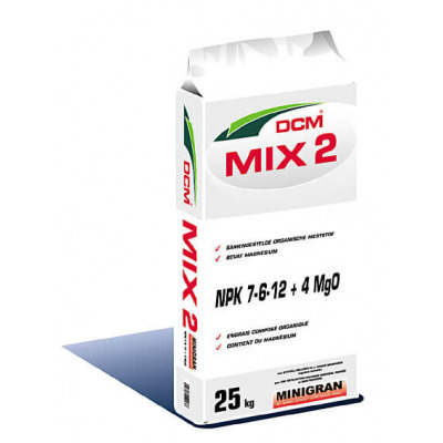 DCM-MIX 2 RHP(Minigran) NPK 7-6-12+4MgO /25kg/o.-m.gnojilo 36/p