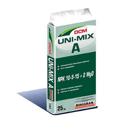 DCM UNI-MIX A (Minigran)- 10-5-15+2MgO -25kg-o.m.gnojilo 36/p