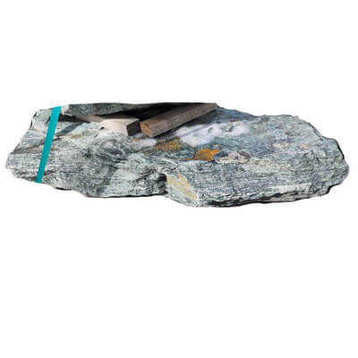 F. Okrasna skala Verde Alpi/  Zelena 300-600mm/ 185kg- cena na skalo