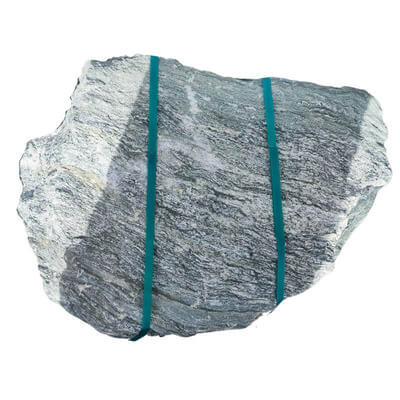 F. Okrasna skala Verde Alpi/  Zelena 300-600mm/ 195kg- cena na skalo