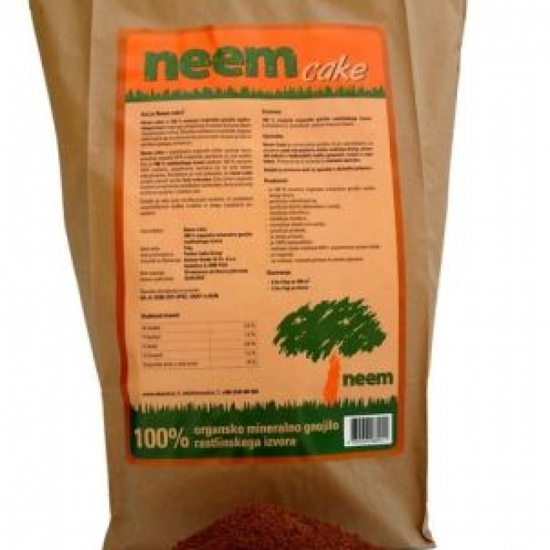 NEEM CAKE, 100 % organsko gnojivo, 4 kg/vreća