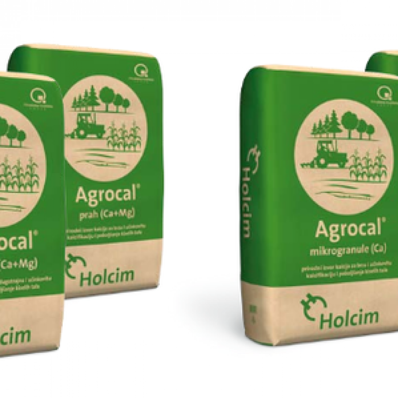 Holcim Agrocal prah (Ca+Mg) 25 kg vreča (48 vreč/pal)