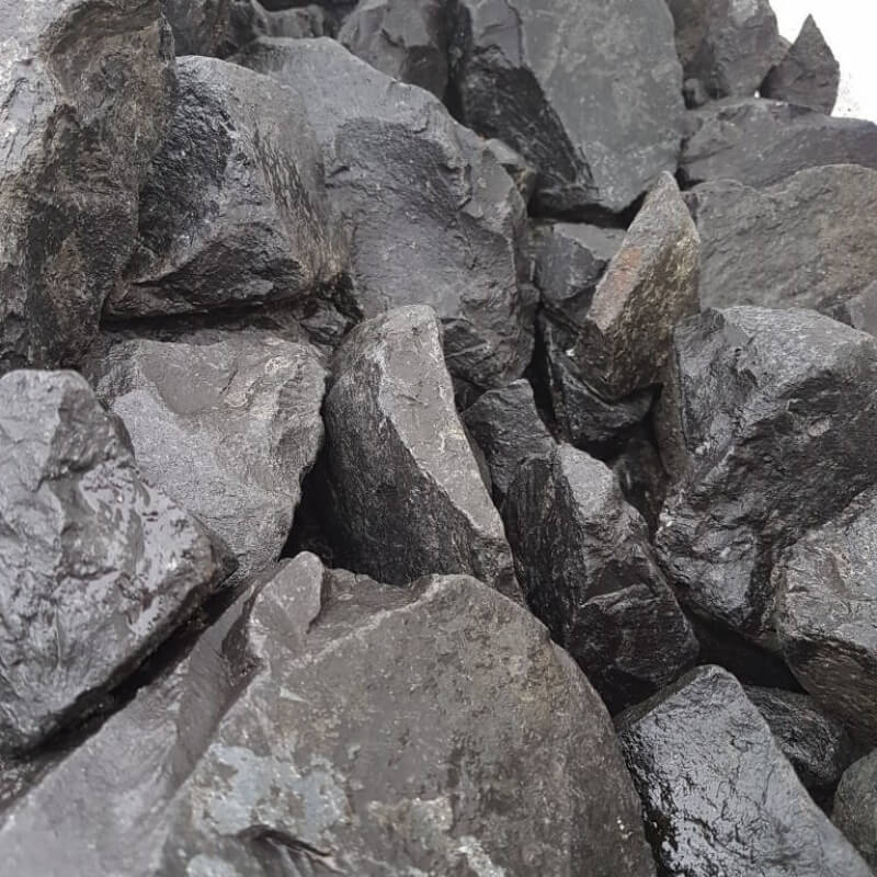 Črni kamen bazalt  granulat (70-150  MM) BIG BAG 1000 KG /kom - Brez prevoza