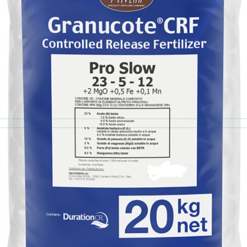 Mivena- Granucote 23+5+12+2MgO+Fe - 3-4 Mjesečno gnojivo za travnjak - 20kg