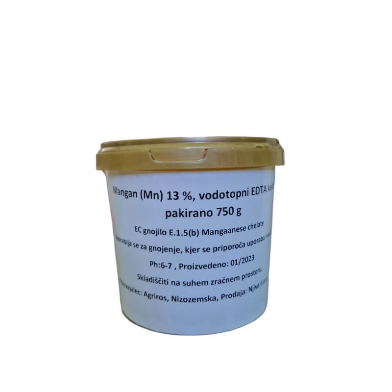 15. Mikroelem. MANGAN (Mn) 13% EDTA- Manganese Sulphate- 750 g gnojilo