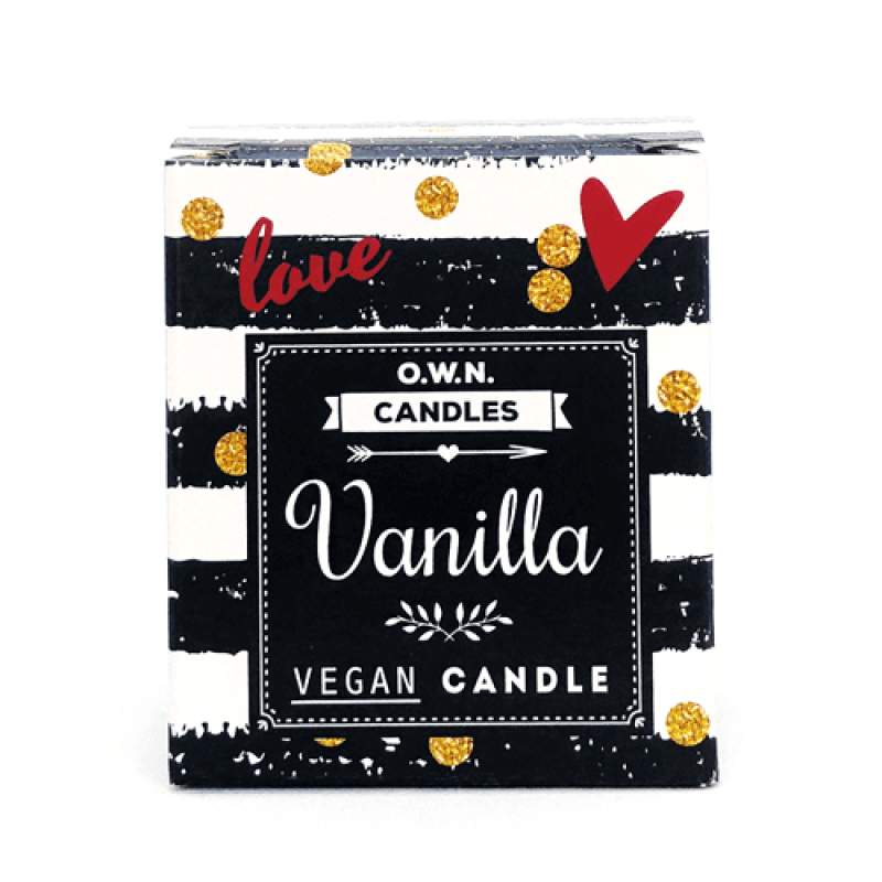 Votivna sveča v darilni škatli dišava Vanilla