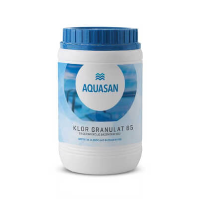 AQUASAN Klor granulat 65 - 1 kg