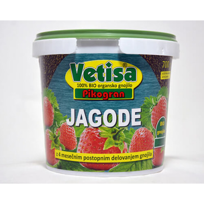 VETISA-PIKOGRAN Organsko gnojilo za JAGODE- 700g/lonček ZELENI