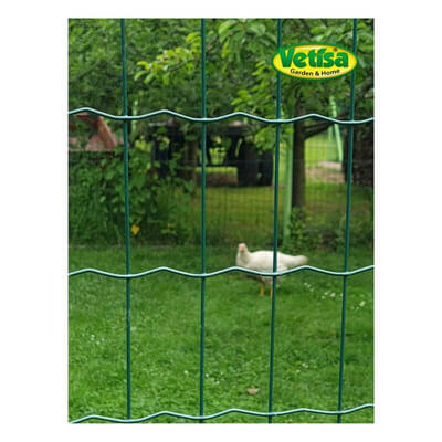 Vetisa-METAL- Garden fence Hobby- Mreža za ograjo 1200 mm/25m 100x50_1,6/2,1