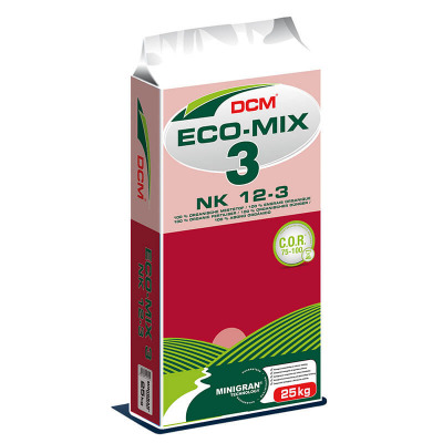 DCM-ECOR3-ECO-MIX 3- COR75-100D (Minigran)-NK 12-0.3.-25kg-100% organsko g. 36/p