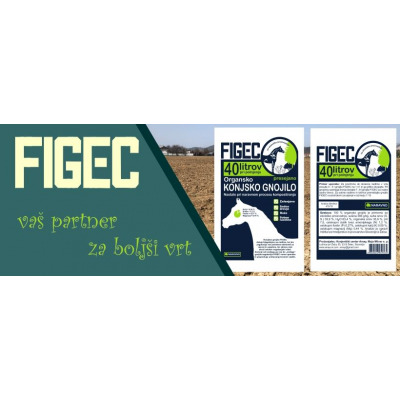 FIGEC- Organski kompost 100% kompostiran konjski gnoj - 40L /40/P